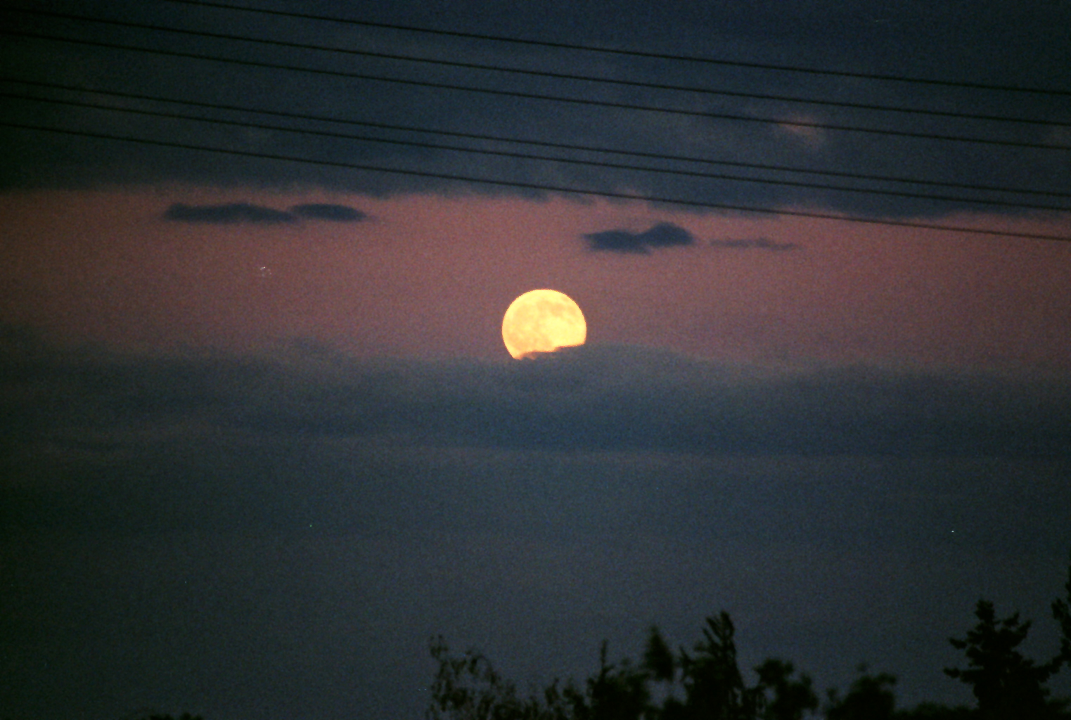 Aufgehender Mond